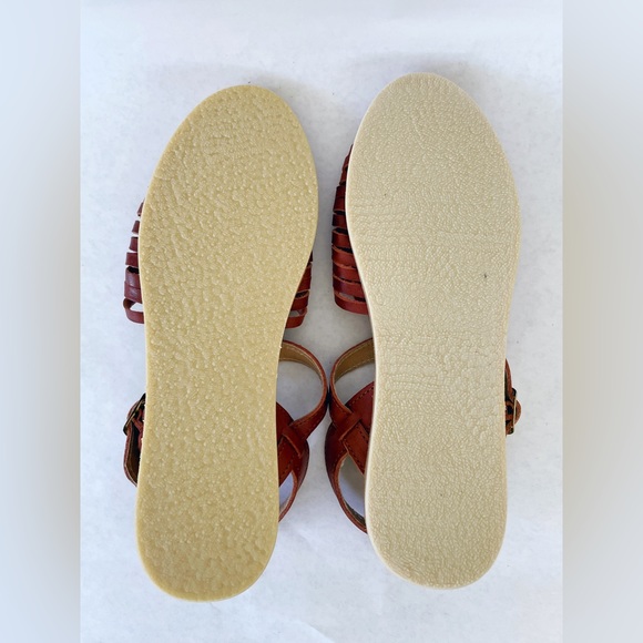 Macarena Collection Mexican Huarache Genuine Leather Boho Sandals Size 9 NWOT - Picture 5 of 6